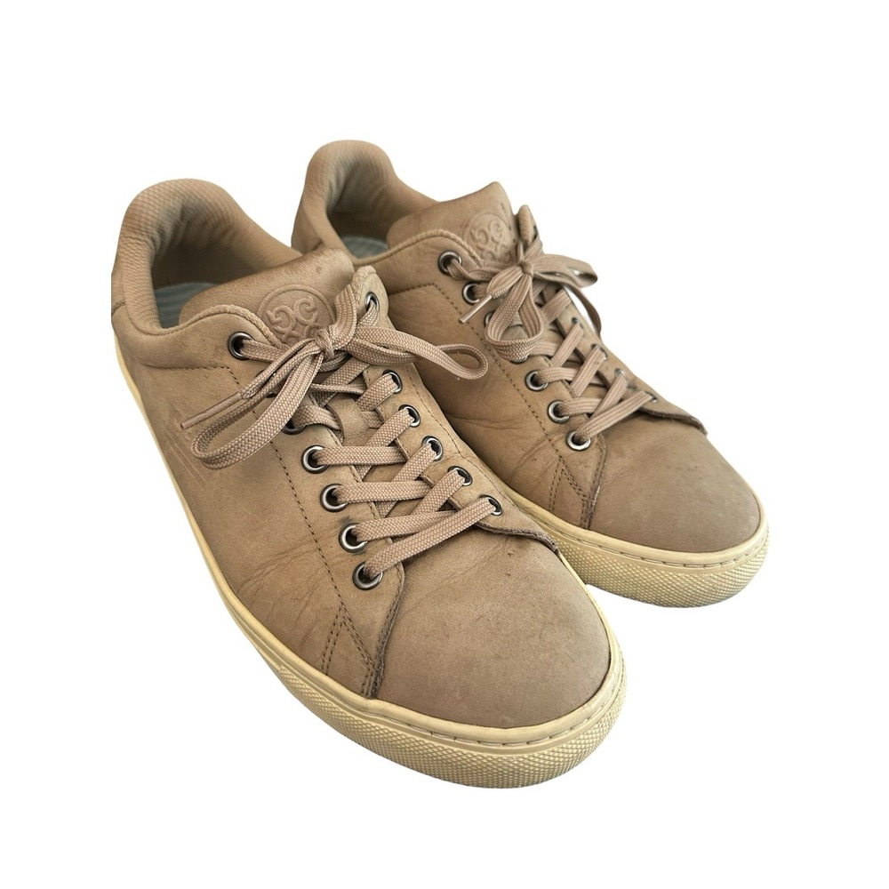 GFORE X Peter Millar Disruptor Burn Brown Leather Golf Mens 10 Shoe #S5-9‎